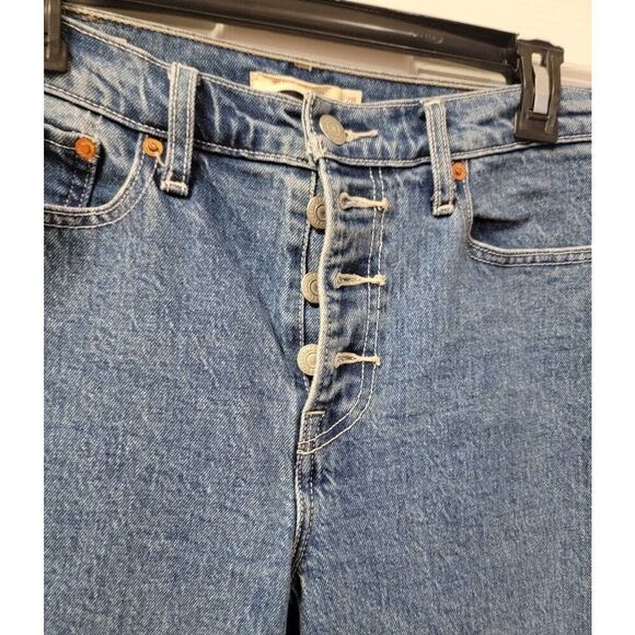 Levi's Wedgie Straight Leg Jeans 28 - Picture 7 of 11
